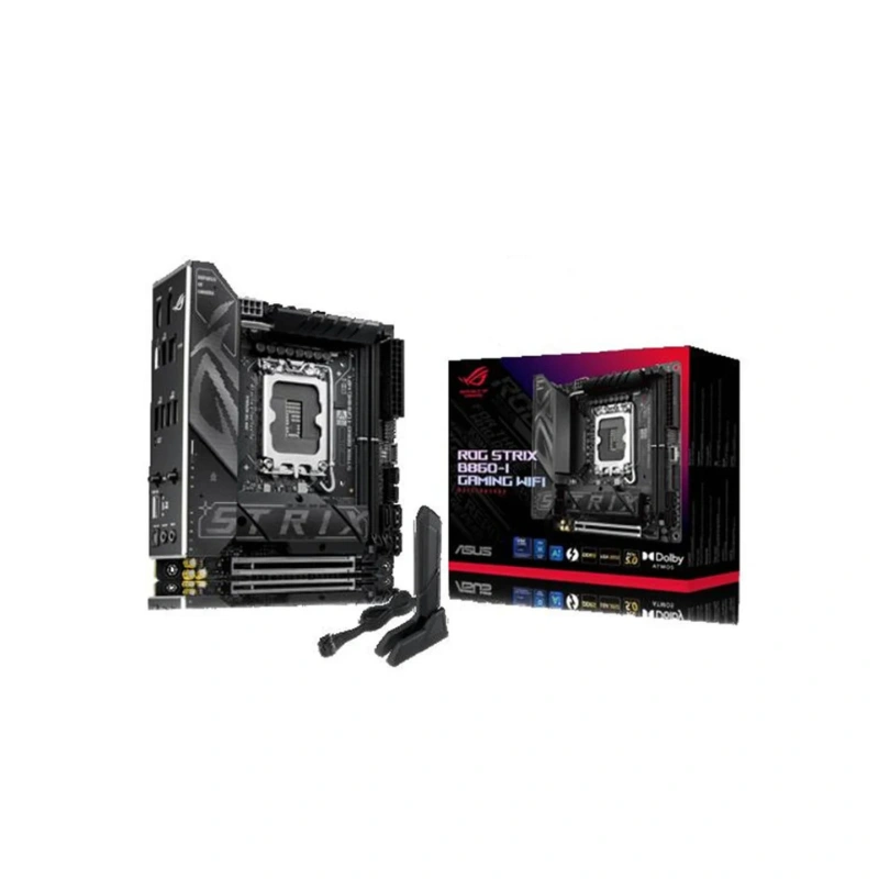 مادربرد ایسوس ROG STRIX B860-I GAMING WIFI با حافظه DDR5 مادربرد ایسوس ROG STRIX B860-I GAMING WIFI با حافظه DDR5